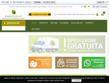 Tablet Screenshot of centronaturale.it